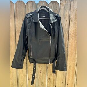 Black pleather jacket